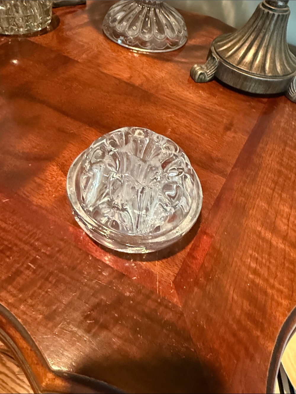 Vintage Glass Flower Frog